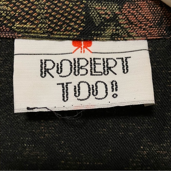 Vintage Robert Too! Floral Lightweight Blazer Jacket - Picture 5 of 5